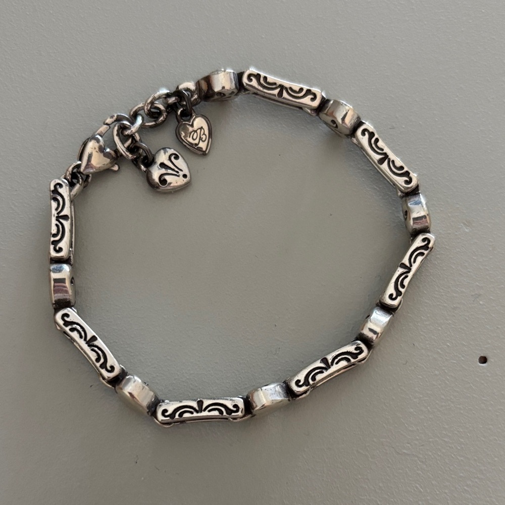 Brighton Silver Bracelet with Heart Charms